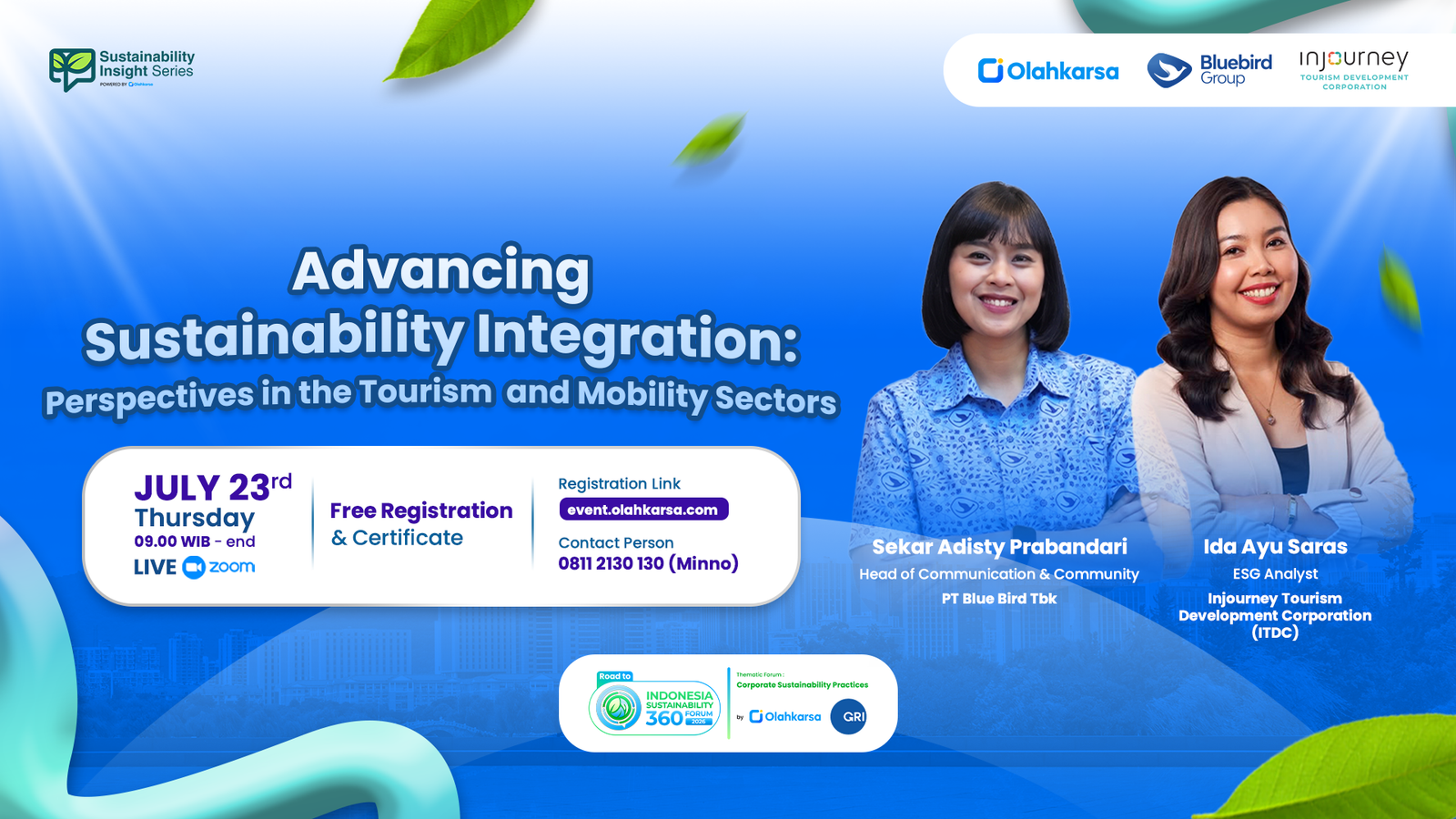 Advancing Sustainability Integration: Perspectives in the Tourism and Mobility Sectors
