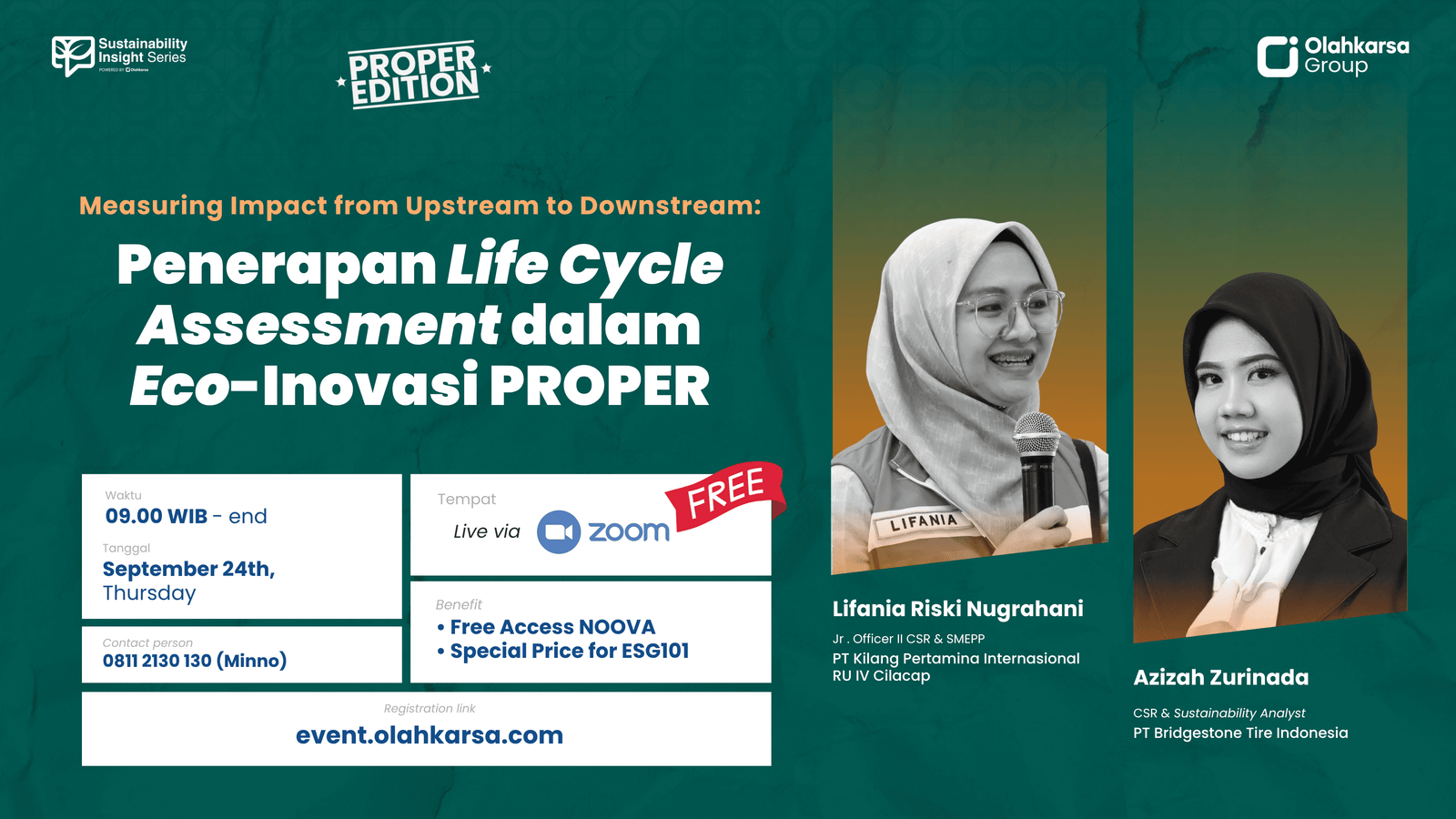 Measuring Impact from Upstream to Downstream: Penerapan Life Cycle Assessment dalam Eco-Inovasi PROPER