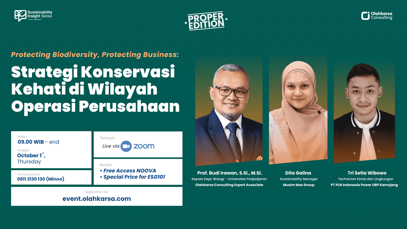 Protecting Biodiversity, Protecting Business: Strategi Konservasi Kehati di Wilayah Operasi Perusahaan